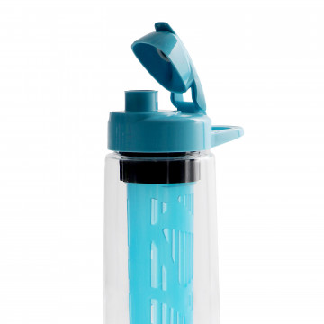 Bidon Niko 0,73 l tritanowy butelka na wodę z wkładem niebieska