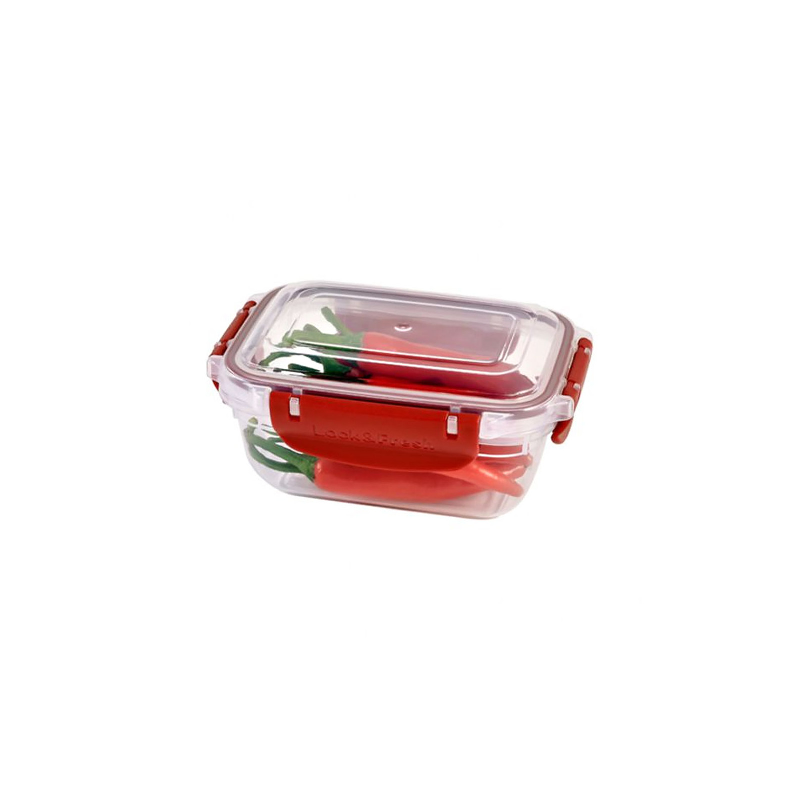 Pojemnik do żywności 0,8 l Lock&Fresh prostokątny czerwony