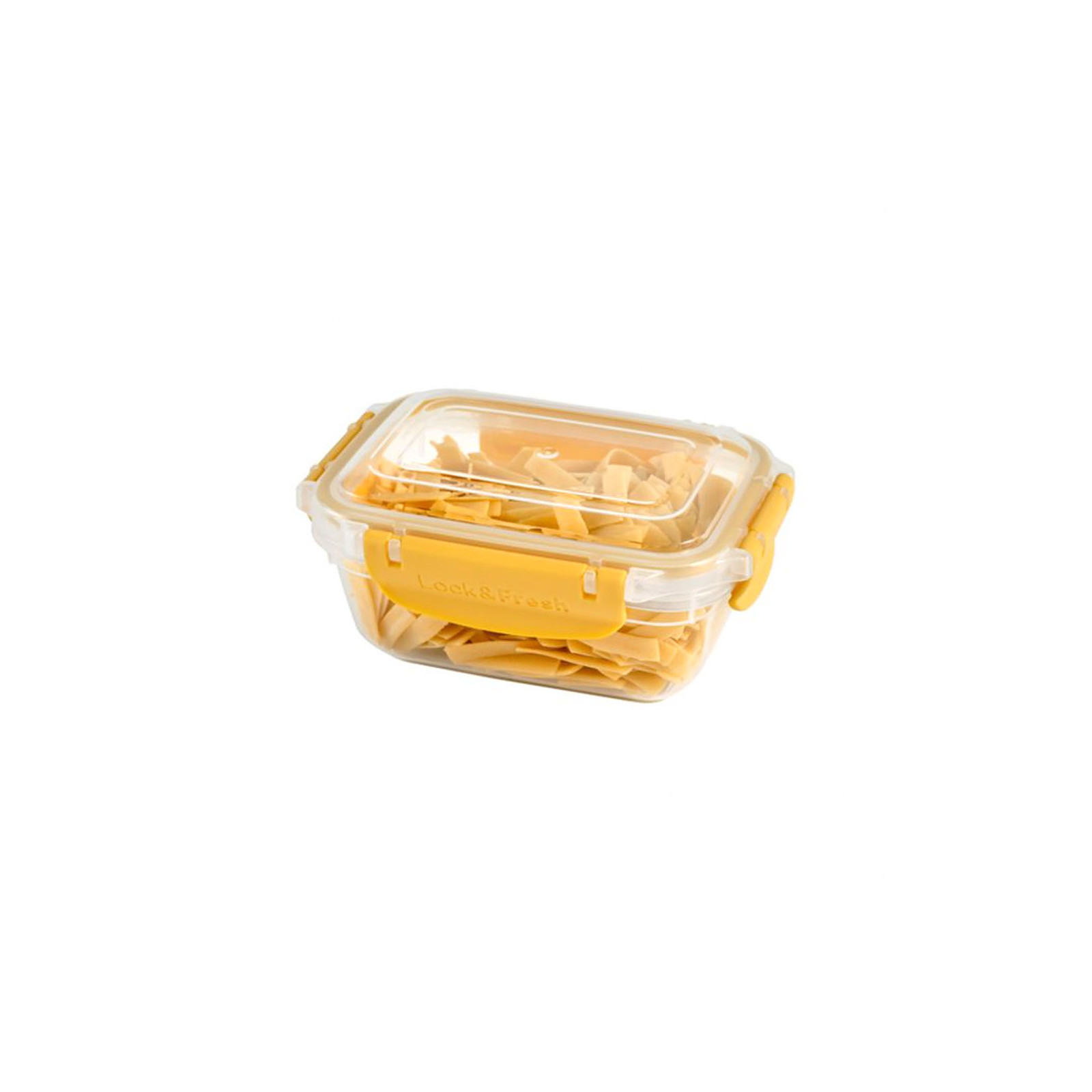 Pojemnik do żywności 0,4 l Lock&Fresh prostokątny żółty