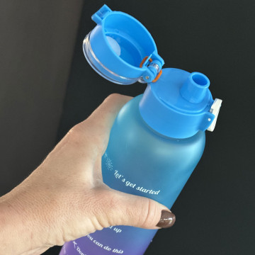 Bidon Lejdis 0,75 l butelka na wodę niebieska