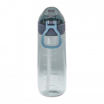 Bidon / butelka na wodę Verto 0,6 l ze słomką granat