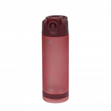 Bidon / butelka na wodę Sport 0,75 l ze słomką czerwony